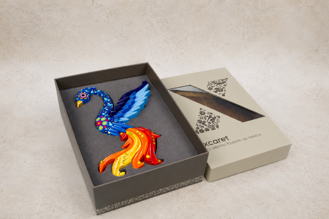 Kit de bienvenida corporativo con caja personalizada y artesanía decorativa